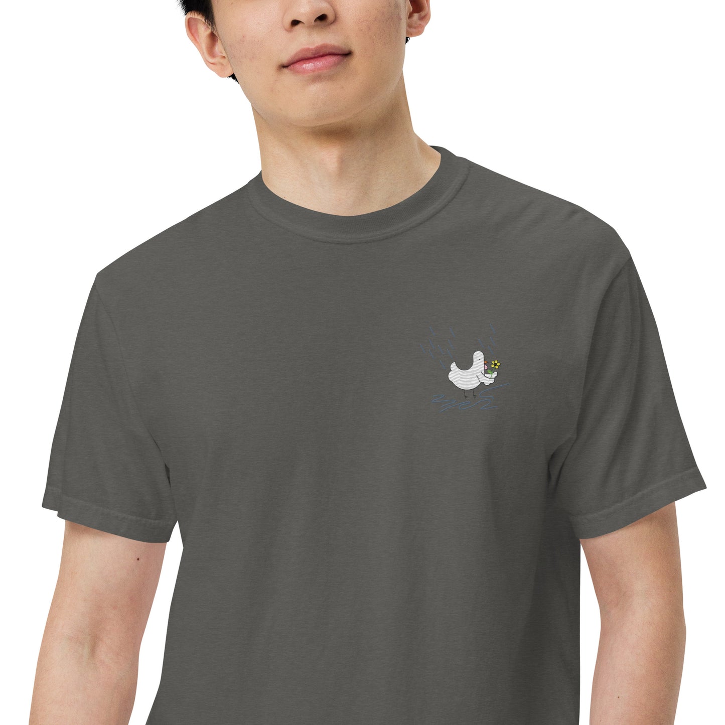 Chicken Gardener Embroidered Comfort Colors Shirt