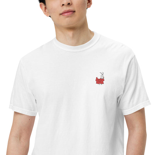 Chicken Fancy Embroidered Comfort Colors Shirt